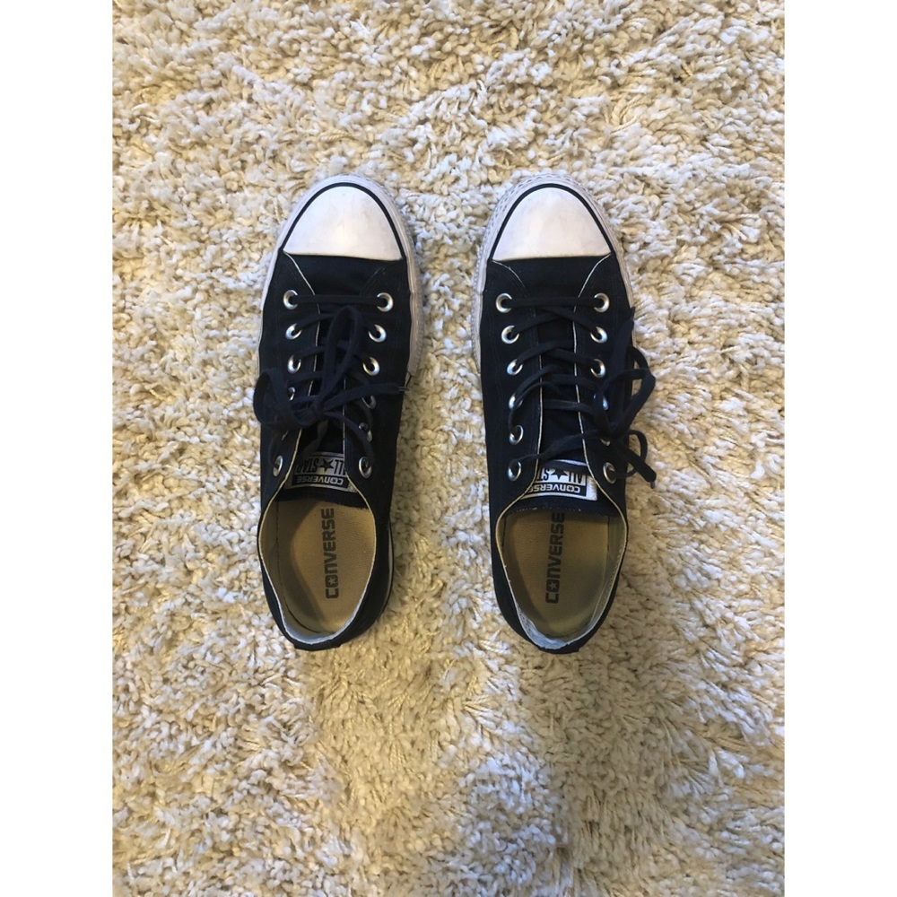 Black Platform Converse